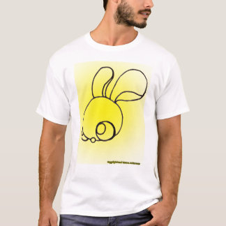 Camiseta Sunburst Bunny em branco
