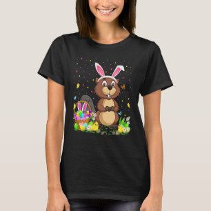 Camiseta Sund de Páscoa do castor de páscoa