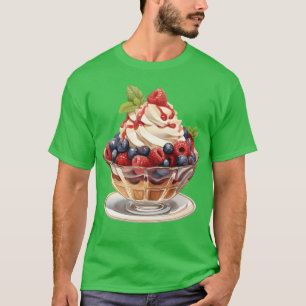 Camiseta Sundae de Morangos e Mirtilos Frutados