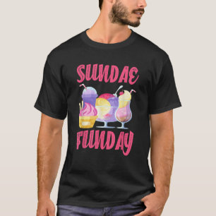 Camiseta Sundae Funday Sorbet Mochi Popsicle Sorvete