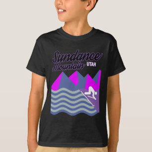 Camiseta Sundance Mountain Utah Usa Ski Resort Snowboard