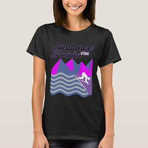 Camiseta Sundance Mountain Utah Usa Ski Resort Snowboard