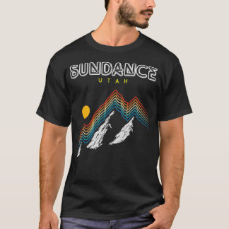 Camiseta Sundance Utah EUA caminhando e escalando anos 80