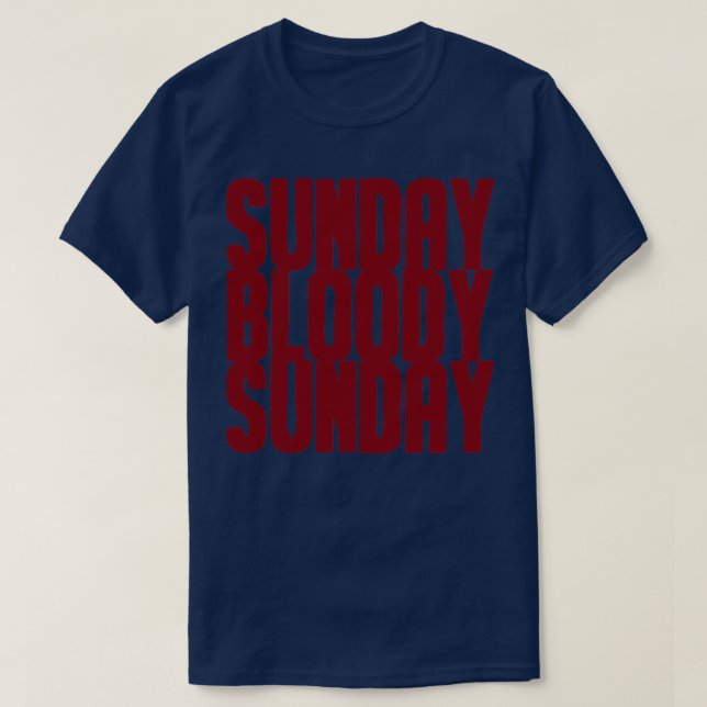 Camiseta Sunday Burgundy (Frente do Design)