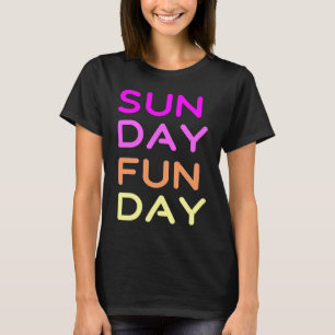 Camiseta SUNDAY FUN DAY Cartas Gráficas de Futebol