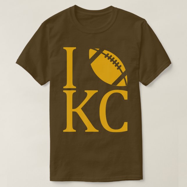 Camiseta Sunday Funday I Love Kansas City (Frente do Design)