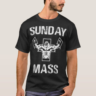 Camiseta Sunday Mass Jesus Gym Shirt3521