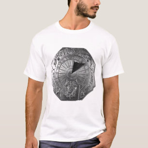 Camiseta Sundial portátil, do castelo 1756 de Sierk