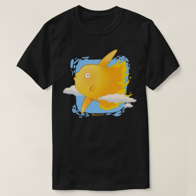 Camiseta sunfish (Frente do Design)