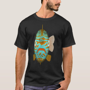 Camiseta Sunfish-de-orelha-longa - Cabeça de peixe