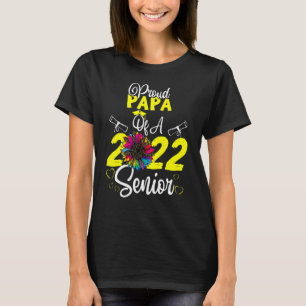 Camiseta Sunflower 2022 Orgulhoso Papa De Graduação De Mais