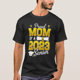 Camiseta Sunflower 2023 Orgulhosa Mãe De Um Graduado De Mai