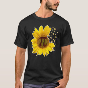 Camiseta Sunflower 3 14 Pi - Símbolo número 100 dia da esco