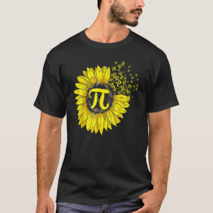 Camiseta Sunflower 3 14 Pi - Símbolo número 100 dia da esco