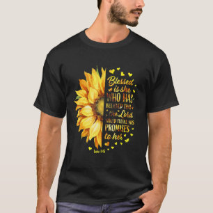 Camiseta Sunflower Acreditava Que O Senhor Cumpria Promessa