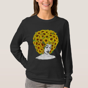 Camiseta Sunflower Afas Women Black Queen African African A