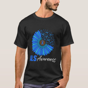 Camiseta Sunflower Als Awarness Defensor da Fita Guerreiro