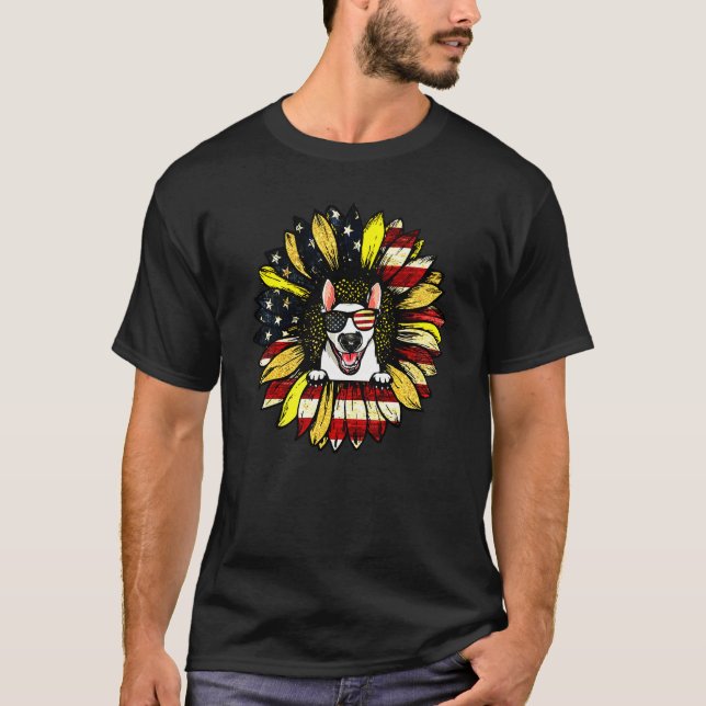 Camiseta Sunflower American Bull Terrier Cog (Frente)