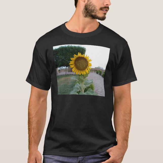 Camiseta Sunflower Art Impressão (Frente)