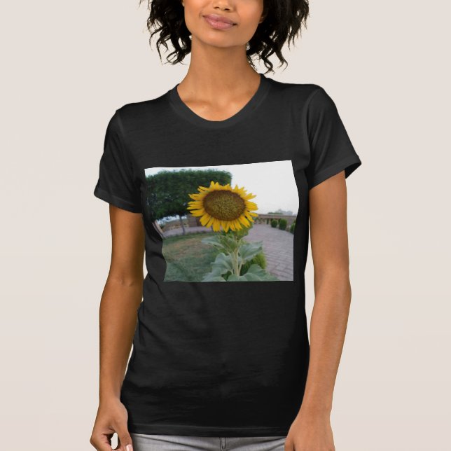Camiseta Sunflower Art Impressão (Frente)