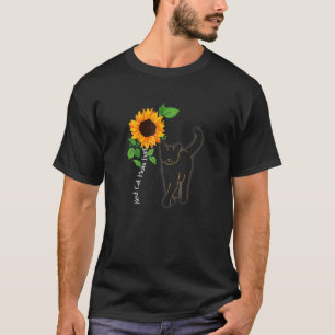 Camiseta Sunflower Best Cat Mãe Alguma Vez Feliz Whperer Ca