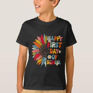 Camiseta Sunflower First Day School Teacher End Year