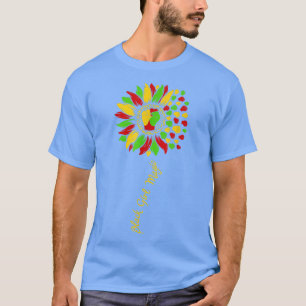 Camiseta Sunflower Fist Black Girl Magic 1865 Black History
