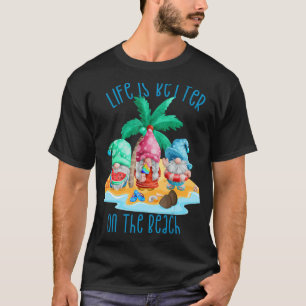 Camiseta Sunflower Gnomo Mostra Coração E Amor Para Jardine