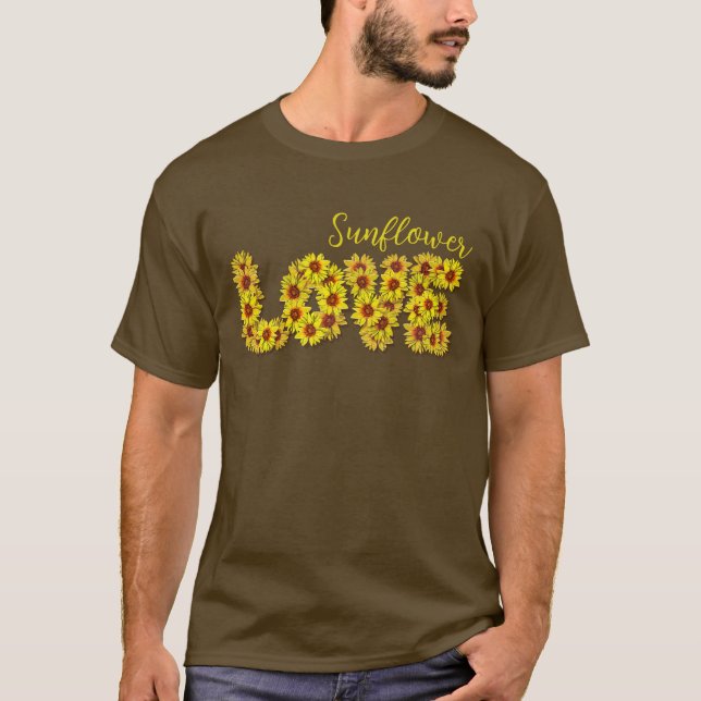 Camiseta Sunflower Love T-Shirt (Frente)