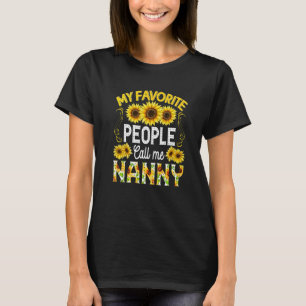 Camiseta Sunflower Minhas Pessoas Favoritas Me Chamam De Av