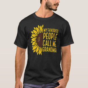 Camiseta Sunflower Minhas Pessoas Favoritas Me Chamam De Av