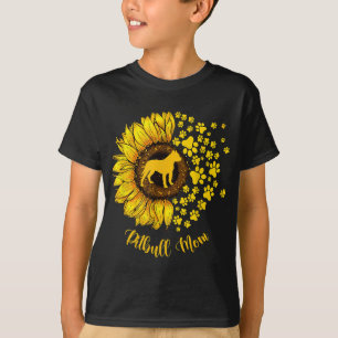Camiseta Sunflower Pitbull Mãe Cachorro Lover