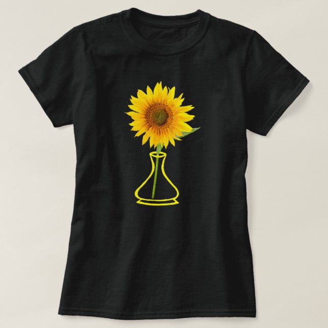 Camiseta Sunflower Power, Verão, Sunshine (Frente do Design)