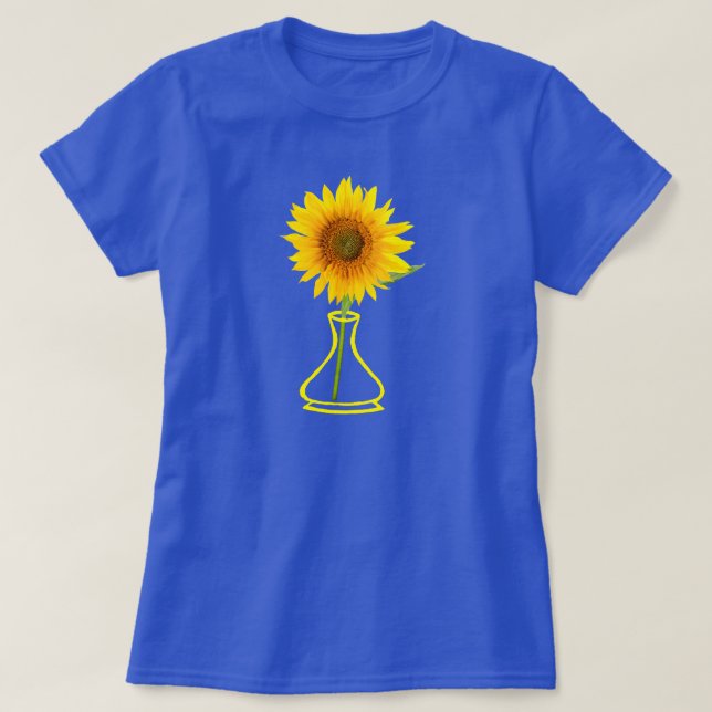 Camiseta Sunflower Power, Verão, Sunshine (Frente do Design)