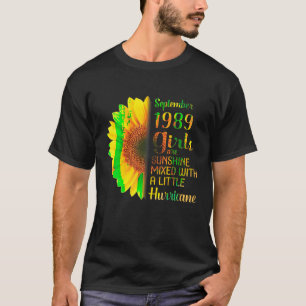 Camiseta Sunflower setembro 1989 Girls Sunshine Mix Little