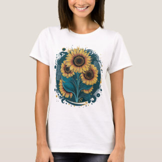 Camiseta Sunflower Symphony Women Tshirt