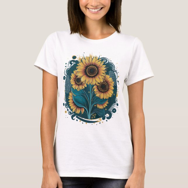 Camiseta Sunflower Symphony Women Tshirt (Frente)