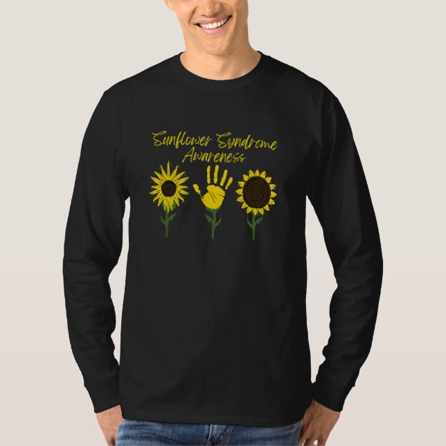 Camiseta Sunflower Syndrome Epileptic Disorder Awareness_4 (Frente)