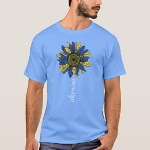 Camiseta Sunflower Ucraniano Estado-Membro Da Ukrain
