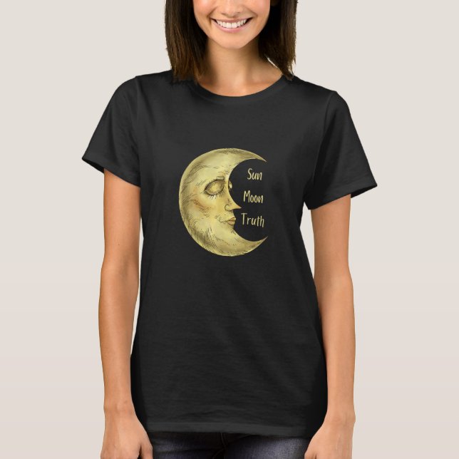 Camiseta SunMoon E A Verdade Encontrando Luz Nas Trevas (Frente)
