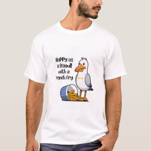 Camiseta Sunny, o Seagull com Fries franceses