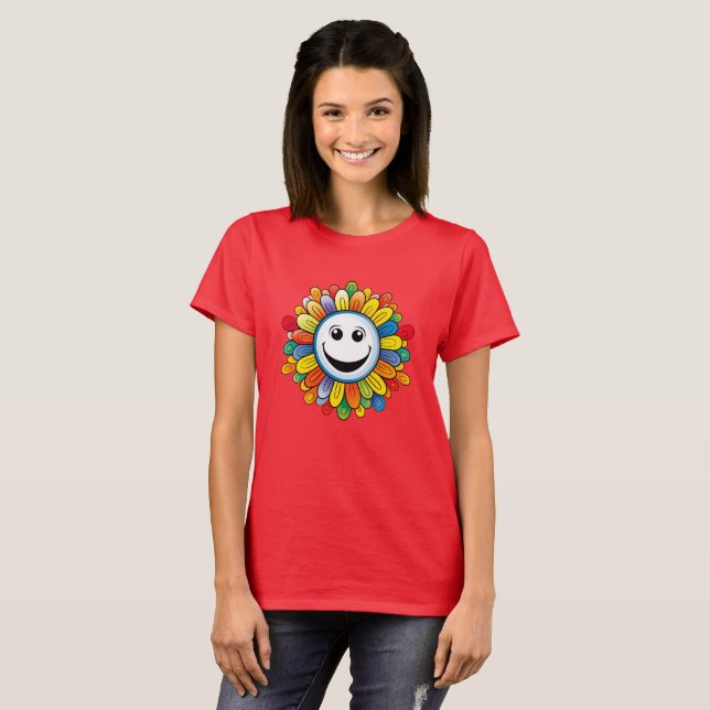 Camiseta Sunny Ray Flower (Frente Completa)