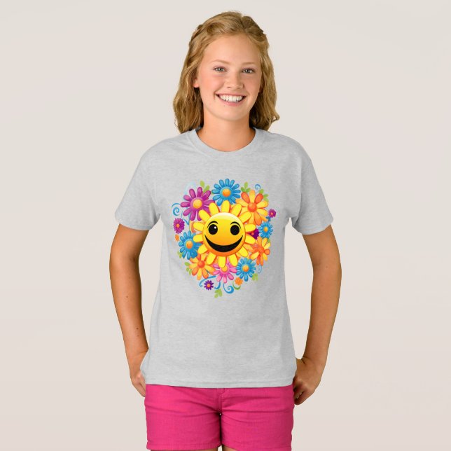Camiseta Sunny Smiles (Frente Completa)