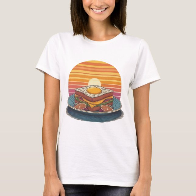 Camiseta Sunrise Breakfast Bliss (Frente)