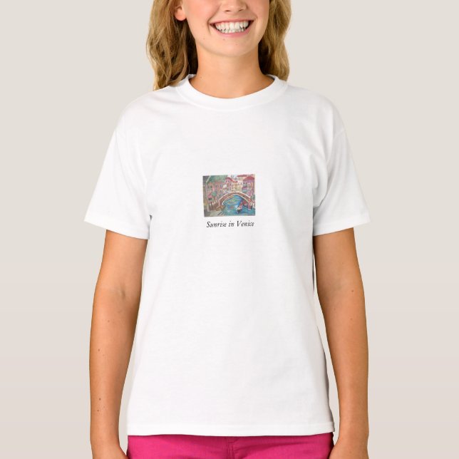 Camiseta Sunrise em Veneza, Itália (Frente)