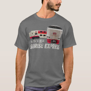 Camiseta Sunrise Express Train Japan Sunrise Seto Tokyo Tak