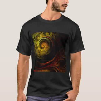 Camiseta Sunrise Floral Red Abstrato Art