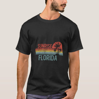 Camiseta Sunrise Florida Usa City Trip Home Roots