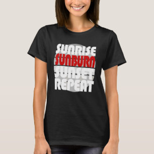 Camiseta Sunrise Sunset Repetir