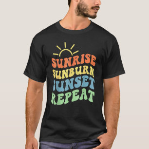 Camiseta Sunrise Sunset Repetir Vintage Vacage Bea